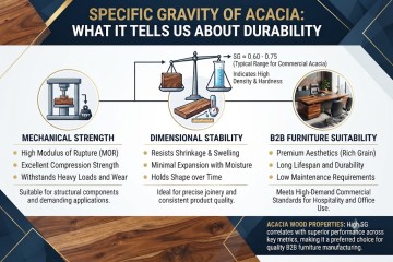 Specific Gravity of Acacia: What it tells us about durability